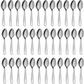 Teaspoons Set of 36, 6 inch Stainless Steel Tea Spoons, Food Grade Cutlery Spoons Set for Tea, Coffee, Use for Home, Kitchen, Restaurant, Dishwasher Safe
