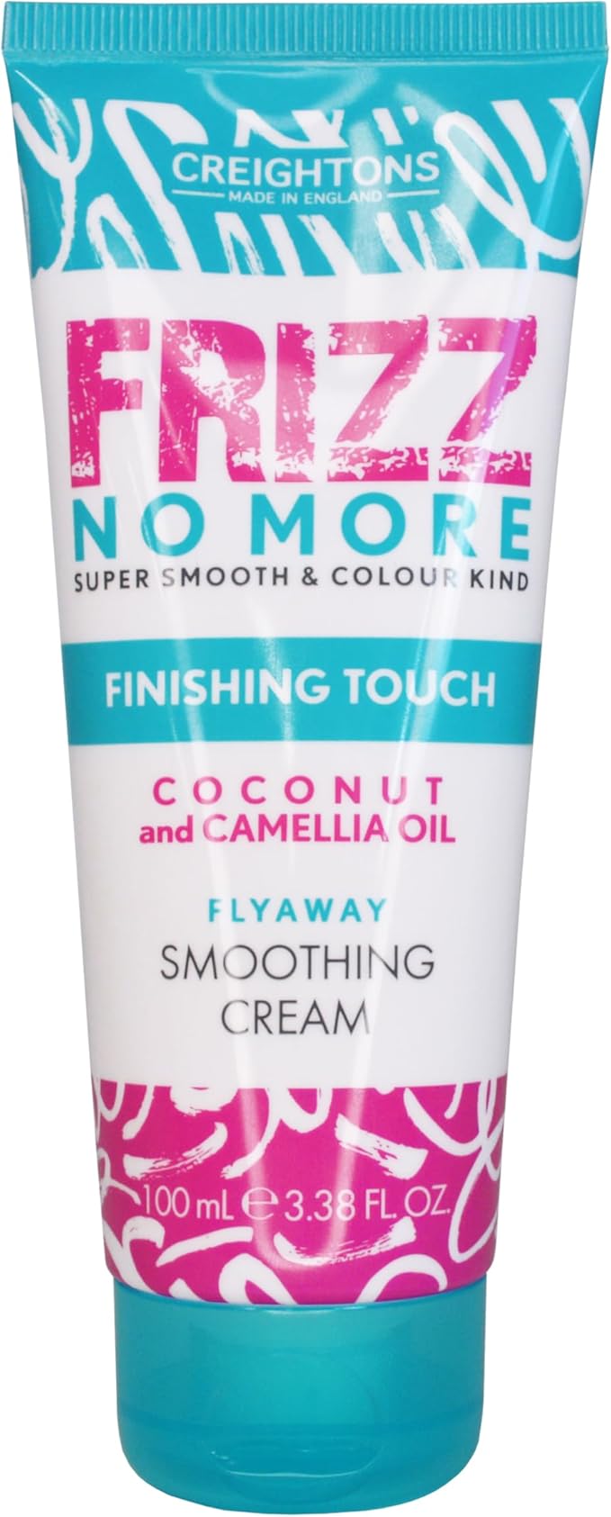 Frizz No More Smoothing Finishing Cream | Flyaway Tamer | Lightweight Hair Styling Product for All Hair Types | Salon-Quality Finish