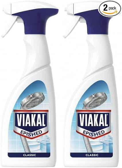 Limescale Remover Spray 2 Pack (500ml Each) – Powerful Bathroom & Kitchen Cleaner for Hard Water Stains & Lime Build-Up – Streak-Free Shine for Taps, Tiles, Showers & Sinks
