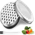 Cheese Grater with Container and Lid, Food Graters for Kitchen, Cheese Shredder, Stainless Steel Vegetable Chopper for Home Ginger Fruit Chocolate Grater