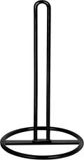 Kitchen Roll Holder Free Standing, OBODING, Paper Towel Holder Countertop, Black Kitchen Towel Holders for Standard and Large Sized Rolls, for Kitchen Countertop and Dining Table (Black)