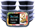 6 Pack Meal Prep Containers Reusable, BPA Free Food Prep Containers with Lids for Freezer Storage- Microwavable, Freezable & Dishwashers Safe - Stackable Storage Lunch Boxes (800ML/28 oz)