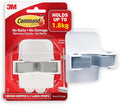 Command Broom Gripper, 1 Broom Holder and 2 Adhesive Strips, Suitable for Storing Brooms and mops up to 1.8 kg