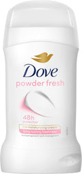 Dove Powder Soft Women's Antiperspirant Deodorant Cream Stick for 48 hour sweat protection and long-lasting fragrance with ¼ moisturising cream 50 ml