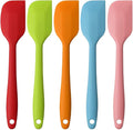 5pcs Small Silicone Spatula, Heat Resistant Rubber Spatula Non-Stick Baking Small Spatulas Silicone Kitchen Utensil for Cooking, Baking and Stirring (21cm/8.2inch)