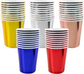 50pcs Paper Party Cups Disposable for DIY Creations, Picnics, Wedding, Barbecues - Color Cups