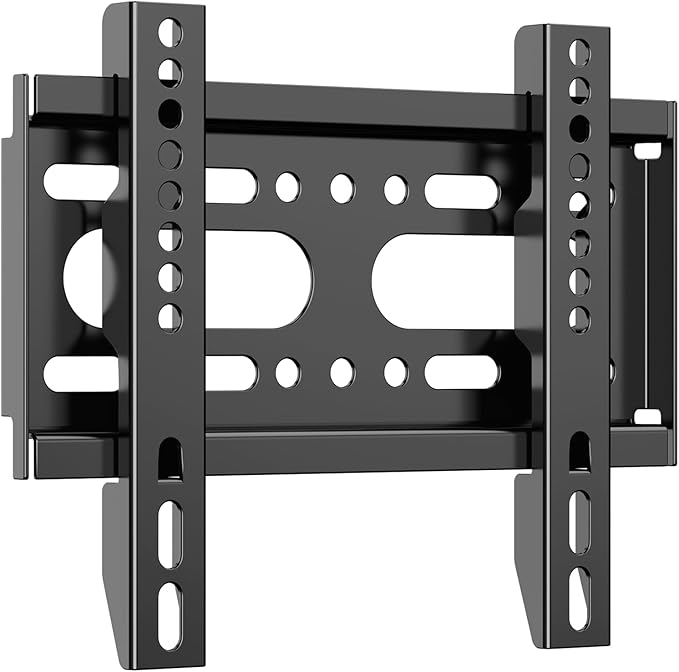 Fixed TV Wall Bracket for 14-42" Screen Monitor TV Bracket Low Profile, Fixed Flat Wall Mount, 25kg Capacity, Max VESA 200x200m 32 39 40" Ultra Slim Small Television Mount, Monitor Wall Mount
