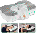 Elviros Cervical Memory Foam Neck Pillow for Side Sleeping, Orthopedic Pillows for Back and Stomach Sleepers, Adjustable Ergonomic Bed Pillow Pain Relief (Grey)
