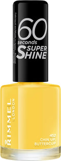 Rimmel 60 Seconds Super Shine Nail Polish - 8 ml, Chin Up Buttercup