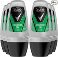 Sure Quantum Dry Anti-perspirant Roll On Pack Of 6 48h Protection Against Sweat And Odour MotionSense Technology Deodorant 50 Ml