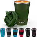 Tlater Thermal Mug, 380 ml Thermal Coffee Mug with Leak-Proof Lids – Thermal Travel Mug – Stainless Steel Double Walled Vacuum Coffee Cups for Hot and Cold Drinks, Coffee and Tea