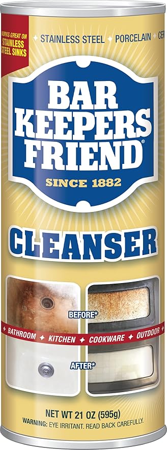 Bar Keepers Friend Multi Purpose Household Cleaner Gold - 21 Oz(595 g)