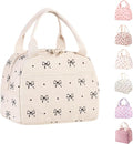 Lunch Bags for Women Insulated Cooler Lunch Bag Adults Kids Packed Lunch Box Tote Bag Cute Girls Ladies Lunch Bags for Work School Picnic Travel Beach Gifts for Women Her Wife Preppy Stuff