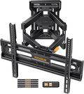 Perlegear TV Wall Bracket for 23-70 inch TVs, Full Motion TV Wall Bracket up to 50kg with Tool-Free Tilt, Swivel Tilt Extend Wall Mount, Preassembled Mount Arms, Max VESA 400x400mm, PGMF18