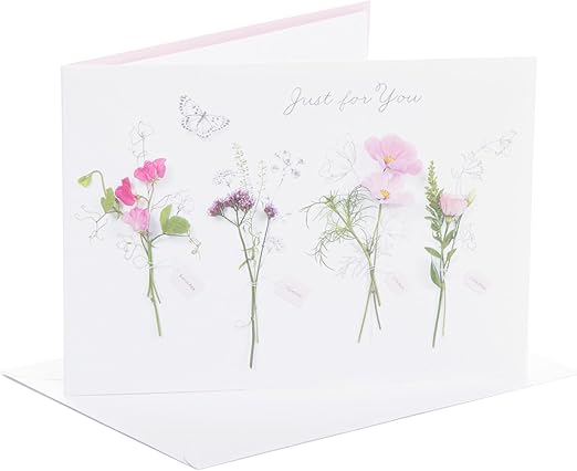 UK Greetings | Birthday Card for Her/Friend | Happy Birthday Gifts | Her, Girls, Women | Floral Design | With Envelope | 133 x 184 mm