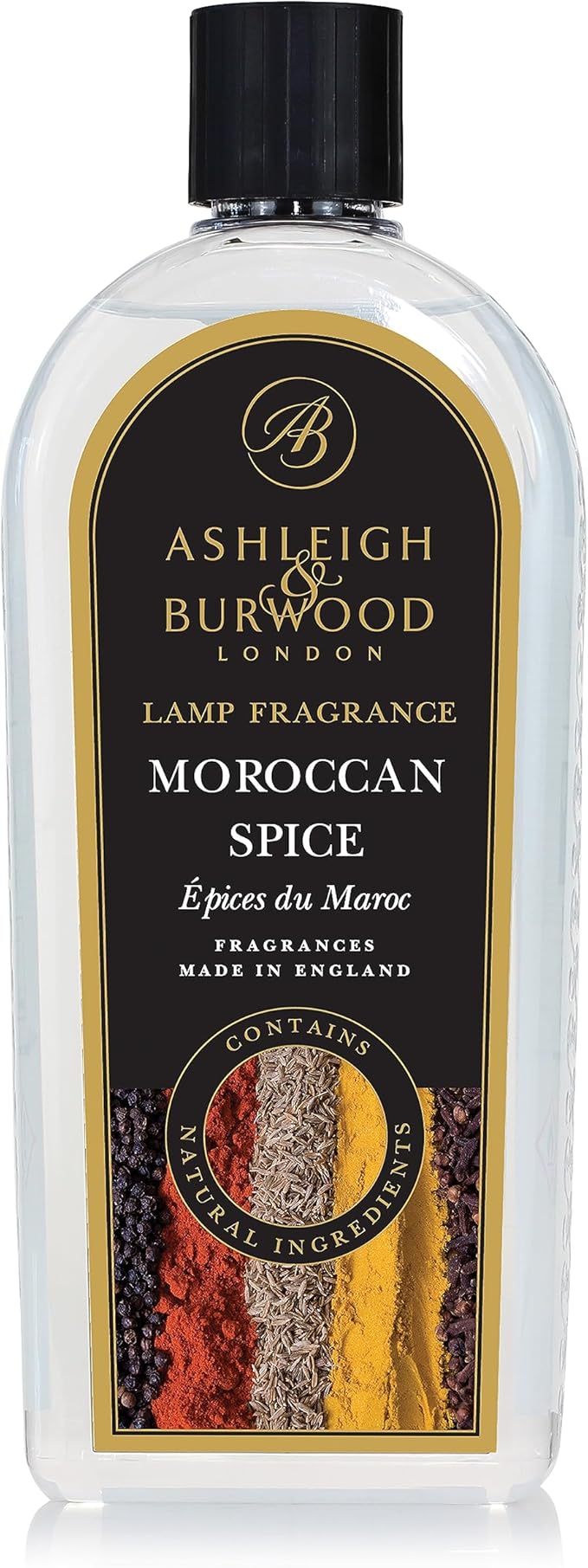 ASHLEIGH & BURWOOD | Moroccan Spice Lamp Fragrance | 1000 ml | Made in the UK | Spicy and Woody Scent