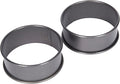 KitchenCraft Egg Rings for Frying or Poaching Eggs, Omelettes and Mini Pancakes, Non Stick Metal, Set of 2