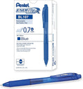Pentel EnerGel-X 0.7mm Tip Retractable Pen, Blue (Pack of 12)