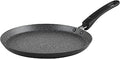 Russell Hobbs Metallic Marble Pancake Pan - 25cm Crepe Frying Pan, 9.8" Non-Stick Flat Skillet Griddle, Suitable for Induction Hobs, Soft Grip Handle, Durable Forged Aluminium, Easy Clean