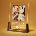 Personalised Spotify Photo Frame - Customised Acrylic Plaque Night Lights, Anniversary Birthday Gifts for Him, Valentines Gifts for Her Girlfriend Boyfriend Couples Husband Wife Women Men
