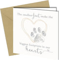 Sympathy Card for Pet Dog Cat Bereavement Condolence Sorry For Loss Death of pet dog cat The Smallest Feet#73