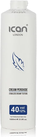 ICAN LONDON PROFESSIONAL CREAM PEROXIDE 40 VOLUME 12% 1000 ML (1 LITRE)