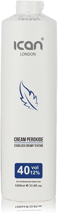 ICAN LONDON PROFESSIONAL CREAM PEROXIDE 40 VOLUME 12% 1000 ML (1 LITRE)