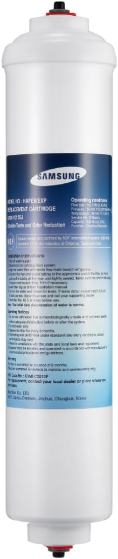 Samsung DA29-10105J HAFEX/EXP External Inline Refrigerator Water Filter
