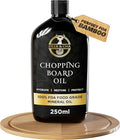 Deer & Oak - 250ml Premium Food Safe Mineral Oil for Chopping Boards, Butchers Block, Wood & Slate Oil - 100% Food Grade