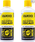 Kilrock Big K Multi-Purpose Descaler 2x400ml (10 Doses) - Limescale Descaling for Kettles, Shower Heads & Coffee Machines - Biodegradable and Phosphate Free - 100% Limecale Removal