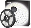 Lepro White LED Strip Light 5M (No Plug, Striplight Only), 300 LEDs, 2300lm, 6000K, Stick on LED Lights for Kitchen Cabinet Cupboard, Mirror and DIY (DC 12V Power Supply Required)[Energy Class E]