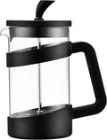 Café Olé Style Cafetière, 350ml 1 Cup Plastic and Glass French Press Coffee Maker, Matt Black VMP-03F