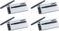 LAMY T10 Set of 4 Ink cartridges with Large Ink Capacity - Suitable for All Lamy Fountain Pen Models - Contents 1.25 ml per Cartridge - 5 Pieces per Pack - Ink Color Black