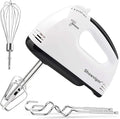 7-Speed Hand Electric Mixer, Stainless Steel Electric Hand Whisk, Electric Whisk Hand Mixer, Portable Handheld Cake Mixer for Cooking & Baking(WHITE)