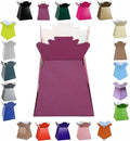Glossy Vibrant Bouquet, Flower Box/Vase - Transportation Display, Presentation Boxes (1, Burgundy)