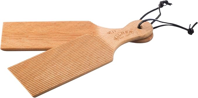 Kilner Butter Paddles Set of 2 Natural Beech Wood Paddles for Shaping Homemade Butter & Removing Buttermilk Ideal for Butter Making