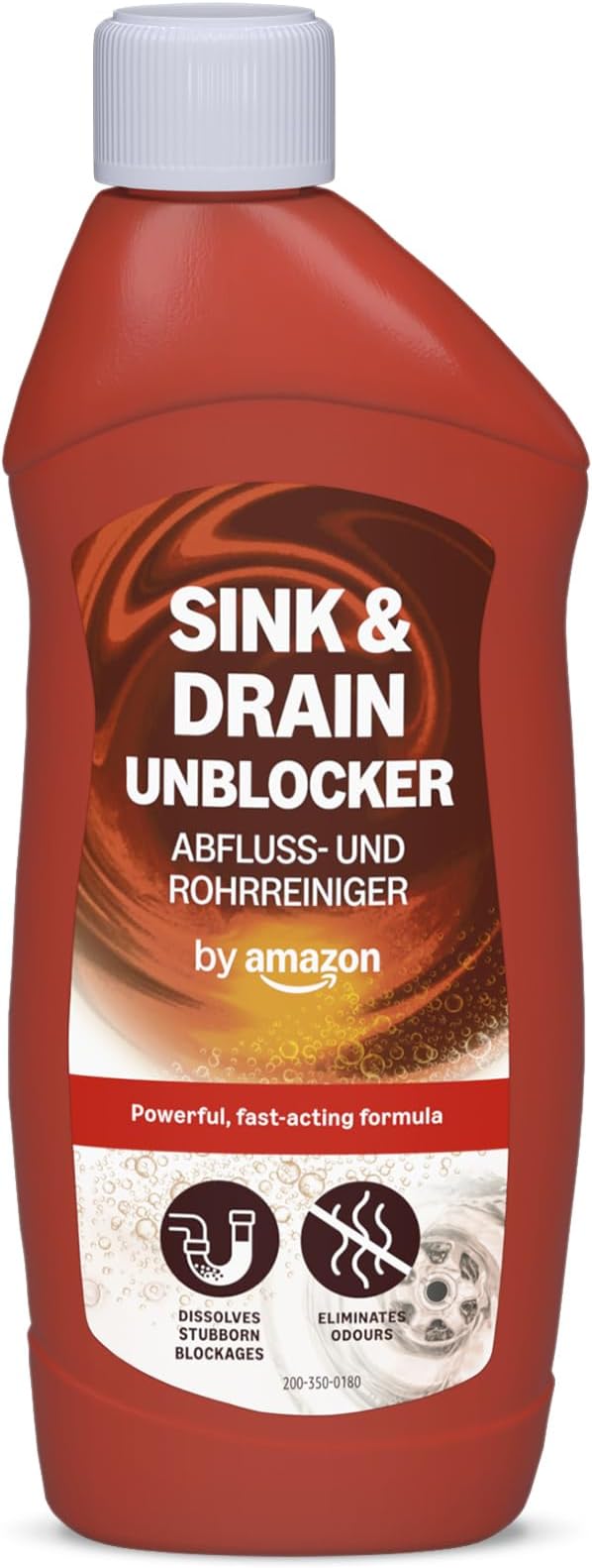 by Amazon Sink & Drain Unblocker, Powerful and Fast Acting Formula, 500ml