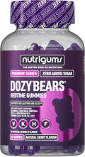 Bedtime Gummy | 5-HTP, L-Tryptophan + Vitamins C, B2, B3, B5, B6 B12 Chamomile & Lemon Balm | No Added Sugar | Mixed Berry Flavour | 60 Vegan Gummies | Support Rest & Sleep | Age 12+