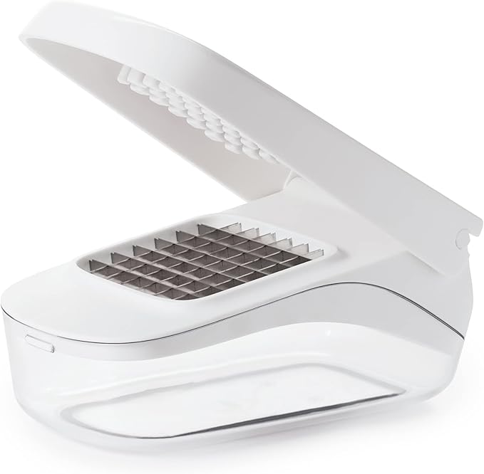 OXO 11122600 Good Grips Vegetable Chopper With Easy-Pour Opening, White, 10.7 x 26.2 x 16.5 cm