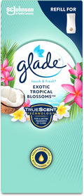 Glade Touch & Fresh Air Freshener Refill, Touch Activated Odour Eliminator for Bathroom & Home,Tropical Blossoms, 10ml