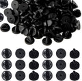 30PCS Rubber Butterfly Pin Backs, 11.5mm PVC Replacement Butterfly Clutch Pin Backs in Uniform Locking Style for Brooch, Jewelry Making, Hats, Badges