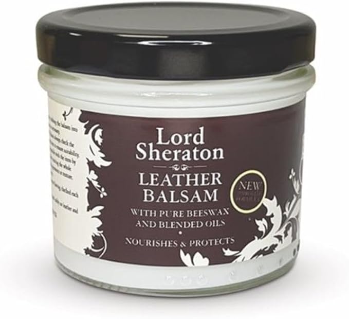 Lord Sheraton Leather Balsam 125 ml - Leather Cleaner, Conditioner & Protector – Nourishes, Restores & Protects Furniture, Sofas & Car Interiors