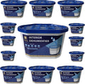 Dehumidifier Tubs 500ml Pack of 10 Moisture Absorber Condensation Remover for Damp, Mould, Moisture in Home, Kitchen, Wardrobe, Bedroom, Caravan, Office, Garage, Bathroom, Blue