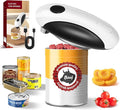 Rechargeable Electric Can Opener, One-Touch Automatic Tin Opener with Smooth Edge Cutting and Lid Remover, 360° Electric Can Openers for Any Size,Easy for Seniors,Arthritic Hands,Pretty Nailed Fingers