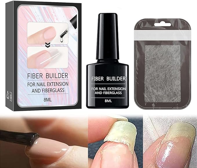 Nail Glue Instant Cracked Nail Repair Gel, Nail Treatment Repair Gel, Nail Repair Glue for Broken Nails, Nail Strengthener Fixer and Hardener for Nail Extensions Sculpture Gel (8ml)