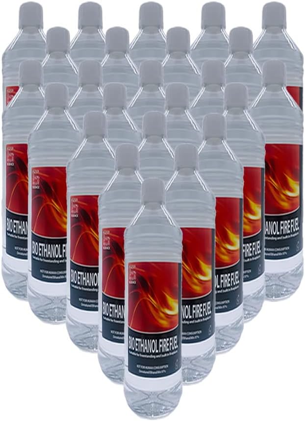 Bio Ethanol (12 Litre) Premium Bioethanol Fuel Bio Ethanol Liquid Fuel for Fires Pits, Fireplace | High Purity Clean Burning Bio Ethanol Fuel | Indoor & Outdoor Ethanol Fuel | Bio-ethanol Fuel Liquid…