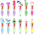12 PCS Multicoloured Pen Sets - Party Bag Fillers for Kids & Children - Cute Mini Party Favours for Classroom & School Gifts