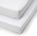 Tutti Bambini Basics Fitted Sheets – 2 Pack | 100% Cotton | Suitable for 70 x 140cm Cot Bed | Essentials Range